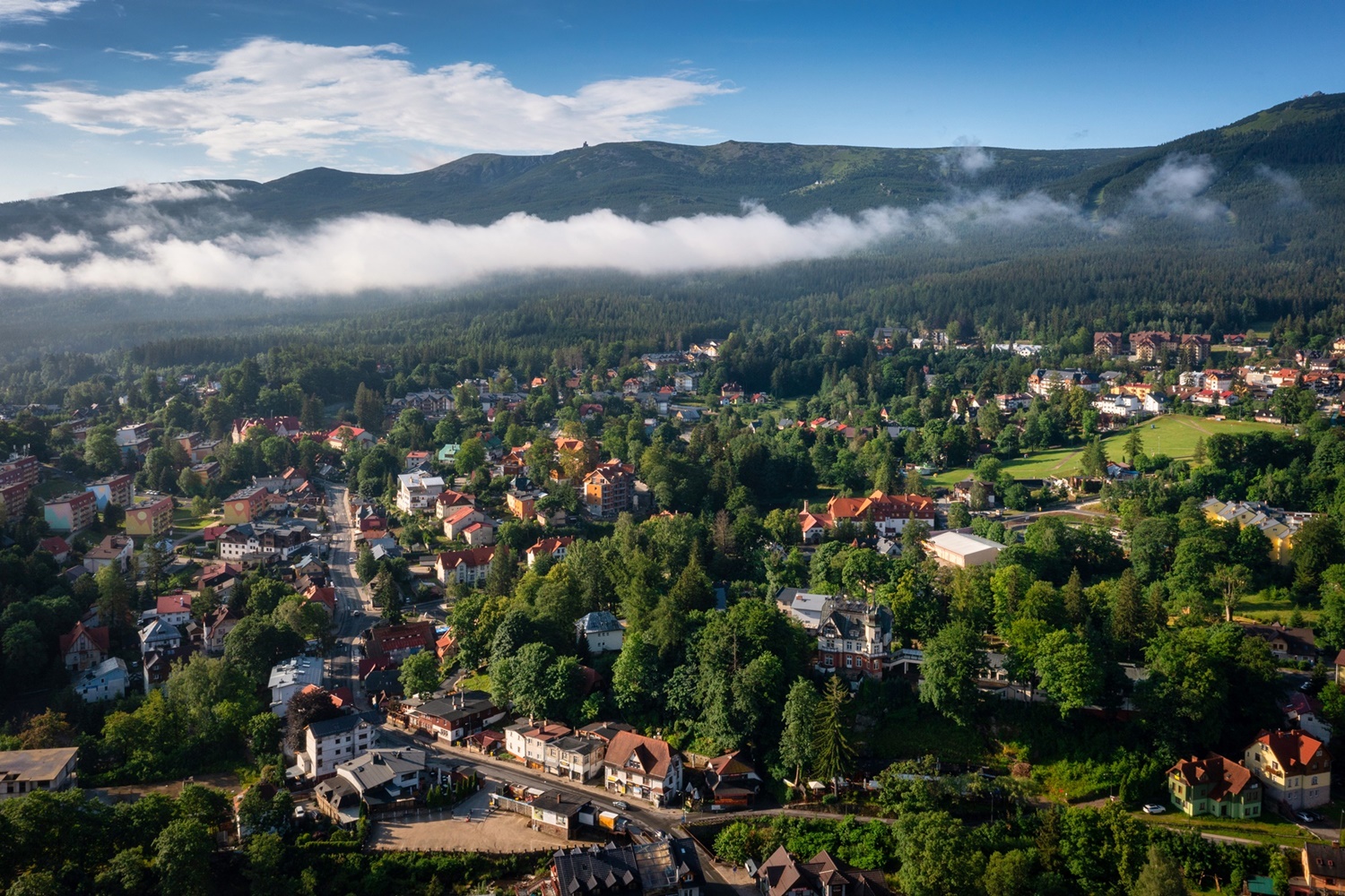 panorama Szklarskiej Poręby