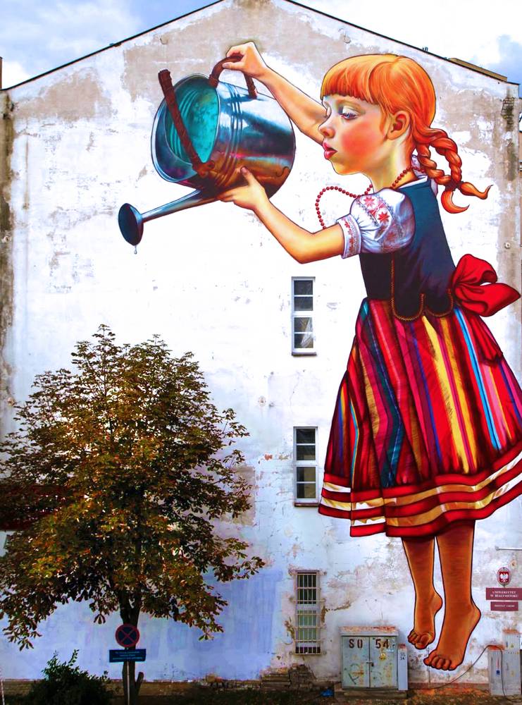 Białystok z innej perspektywy — odkryj miasto, które opowiada historie na murach.