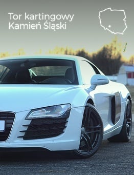 Białe Audi R8 V8