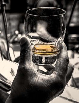 Butelki z alkoholem