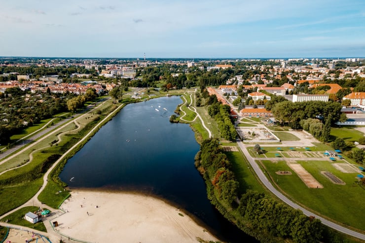 Widoki podczas lotu