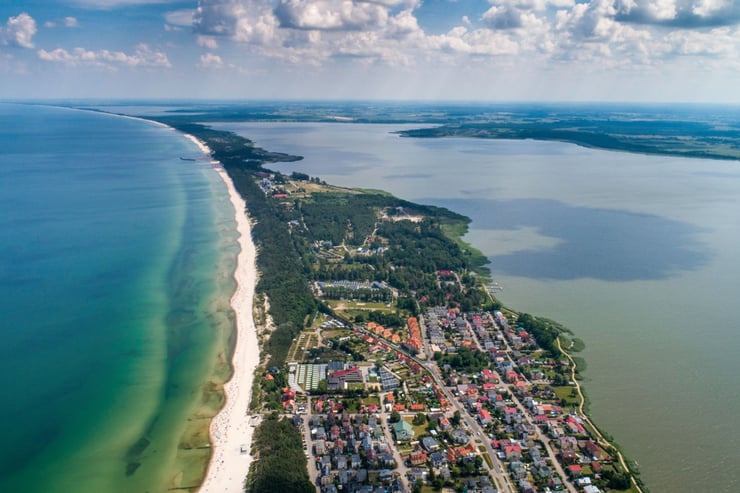 Widok z awionetki: Lot widokowy awionetką – Mielno
