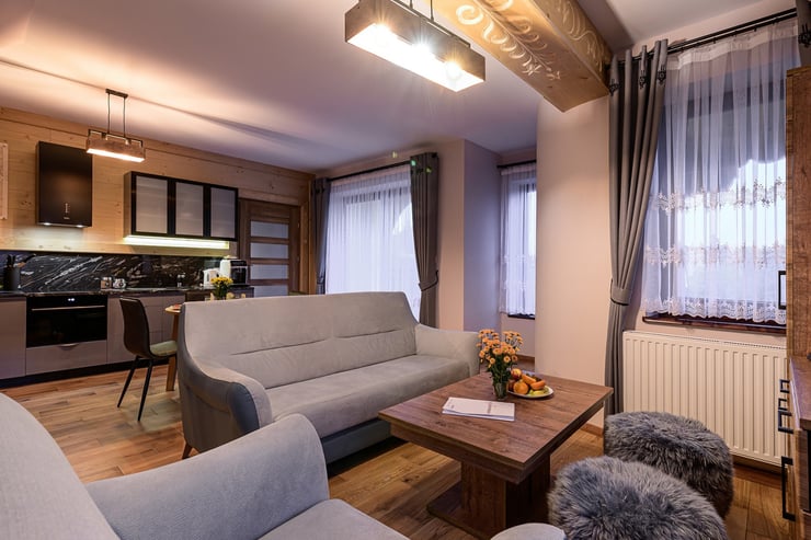 Salon w apartamecie
