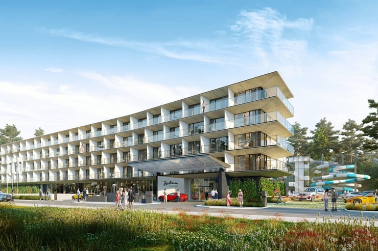 fasada hotelu